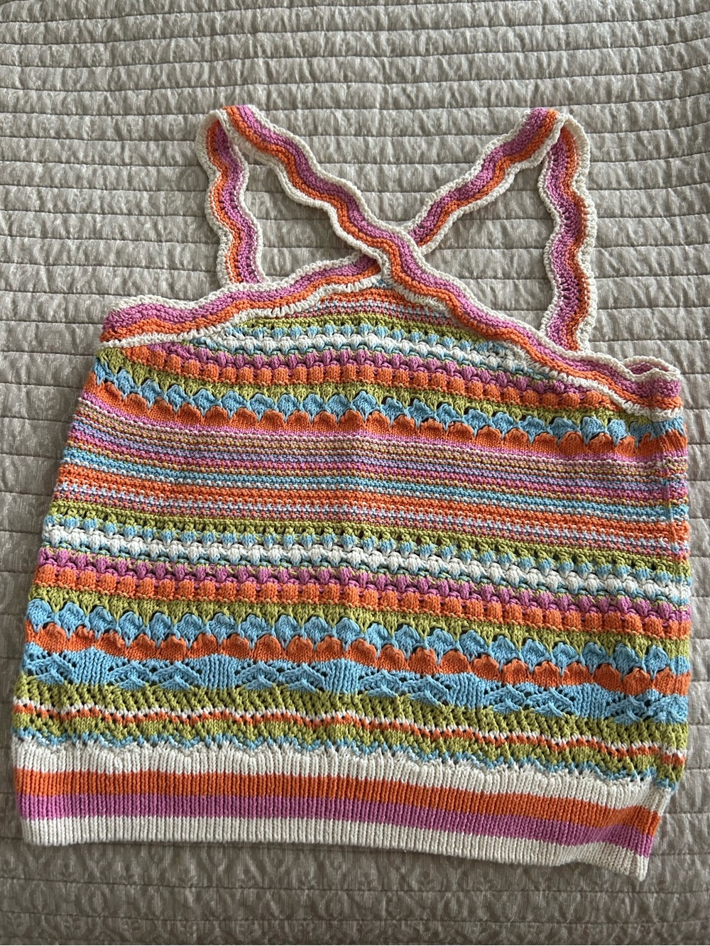 Zara crochet tank top